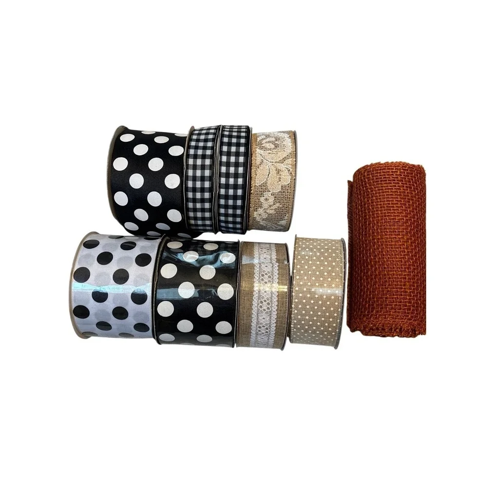 Spools of Ribbon (Lot‎ of 8)